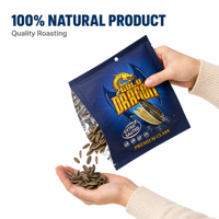 Sachet d'emballage alimentaire écologique et recyclable pour graines de tournesol, thermoscellable, pochette à collation imprimée sur mesure, sachet stand-up