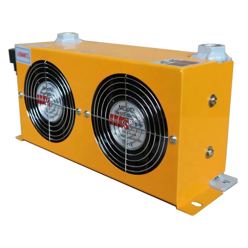 60lpm 3.5kw 2 fans cooling capacity Hydraulic Air fan Cooler industrial air heat exchanger radiator AH0608L AH0608TL rts