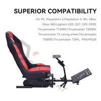 GY022 Simulateur de siège de course Sim diversifié et personnalisé OEM pour Wii,XBox,Xbox 360,Logitech G25,G27,G29