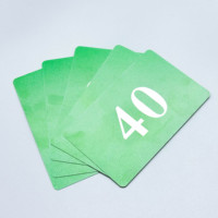 Impresión personalizada LOGO PVC plástico Scratch Voucher tarjeta de regalo con código de barras y código QR