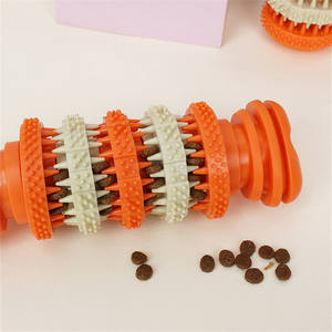 Juguete Masticable Resistente para Perros con Dispensador <span class=keywords><strong>de</strong></span> Comida, Juguete Interactivo para Limpiar los Dientes, Juguete <span class=keywords><strong>de</strong></span> Rompecabezas para Perros Mordedores Agresivos - Product Image 5