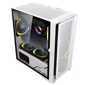 Casing PC ATX Komputer Gaming Pabrik MOQ Rendah Casing Komputer & Casis Server Menara