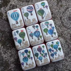 Set di Tessere Mahjong Americane di Alta Qualità Crisloid Walk with Me, 7 Strati, Tessere in Acrilico Incise di Lusso - Product Image 5