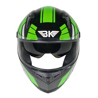 Casque de moto intégral en ABS avec feux arrière LED, double visière, unisexe, pour adultes, pour motocross, vente en gros