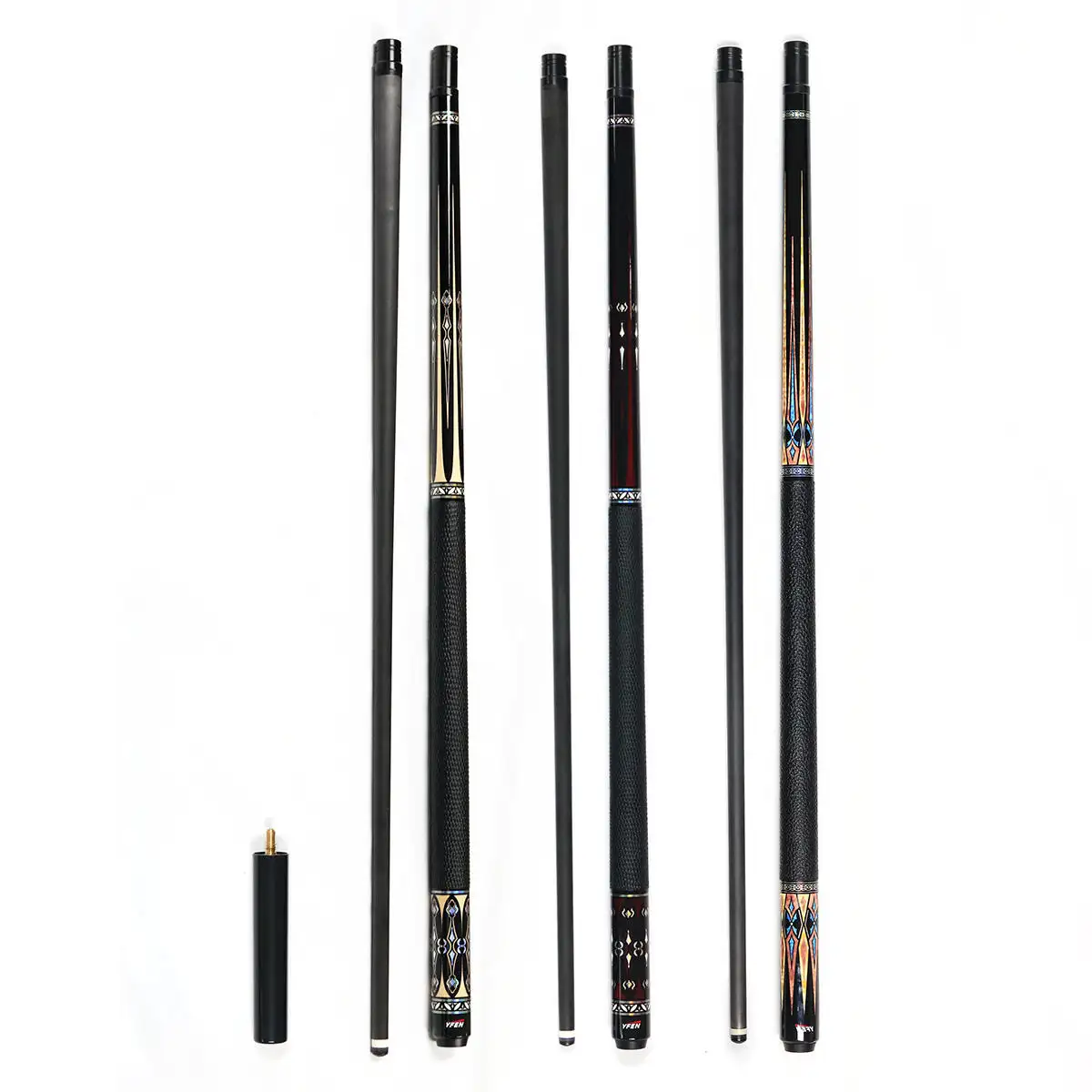 Premium Yfen Genuine Carbon Fiber Shaft Billiard Pool Cue