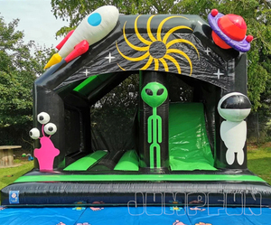 Castillo de salto extraterrestre 2024, gorila y tobogán inflado de nuevo diseño <span class=keywords><strong>2021</strong></span> para niños, venta de uso de alquiler - Product Image 2