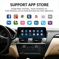 Radio para Auto con Android 14 para BMW X3 F25/X4 F26 NBT, 4+64GB, CarPlay y Android Auto Inalámbricos, DSP, Montaje en el Tablero, Reproductor MP3/MP4
