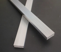 Lote de disipador de calor de aluminio LED de alta potencia 300mm * 25mm * 12mm para diodos emisores LED de 1W,3W,5W