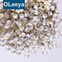 Piedras de Cristal 2088 de Alta Calidad al por Mayor, Sin Fijación en Caliente, SS20, 16 Facetas, para Vestidos de Novia