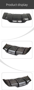 Lèvre de diffuseur de pare-chocs arrière en Fiber de carbone de Style PSM pour Mercedes Benz W205 <span class=keywords><strong>C63</strong></span> C200 C260 - Product Image 5