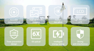 Télémètre de golf professionnel industriel DUOTESI OEM 7X avec fonction de blocage du drapeau, vibration, aimant, laser, IP65, plastique, garantie 1 an - Product Image 5