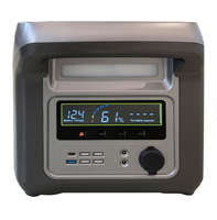 Station d'alimentation portable 1500W avec panneaux solaires 300W 260WH, générateur solaire grande capacité pour urgences domestiques