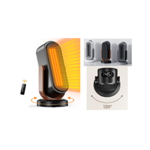 Smart Safety ABS Space <b>Heater</b> Portable PTC Heating Fan Tip-over Overheat Protection Child Lock ECO Mode LED Display Home/Office - Product Image 1