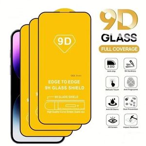 9D Full Glue Tempered Glass <b>Screen</b> Cover <b>Protector</b> for IP 16 15 14 13 12 <b>11</b> Pro Max - Product Image 3