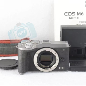 กล้องดิจิตอล HFT Professional <span class=keywords><strong>EOS</strong></span> <span class=keywords><strong>M6</strong></span> <span class=keywords><strong>Mark</strong></span> <span class=keywords><strong>II</strong></span> ฟูลเฟรม ถ่ายวิดีโอ 4K UHD แบบมิเรอร์เลส รองรับการ์ด SD แบบคู่ - Product Image 1
