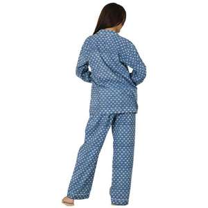 Cotton Pajama Set Long Sleeve Button <b>Down</b> Shirt with Matching <b>Pants</b> Soft Comfortable Breathable Summer Nightwear Loungewear - Product Image 4