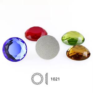 동저우 유리 모조 다이아몬드 비 핫픽스 플랫 백 모조 다이아몬드 도매 무연 유리 스트라스 돌 보석 DIY 장식 - Product Image 5