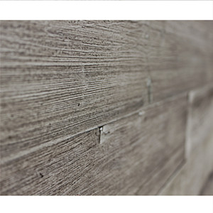 Nouvelle tendance Panneau mural décoratif en bois massif gris moyen Carreaux muraux en bois autocollants pelables et collés - Product Image 5