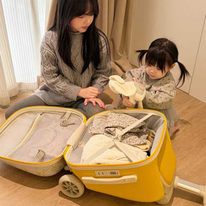 Valigia per <span class=keywords><strong>Bambini</strong></span> 20 Pollici con Ruote Girevoli, Manico Morbido, Leggera e Resistente, Ecologica per Viaggi e Vacanze - Product Image 4