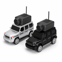 Modèle 6406 1:64 SUV RC en résine avec caméra FPV 2.4GHz, contrôle à distance par application, HD 720P, 7.35cm, lumière ambiante, expert en matière de lumière d'ambiance, prêt à l'emploi, gyroscope intégré