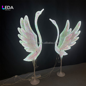 ไฟ LEDA LED Swan Light Decor หลากสี พร้อมรีโมทคอนโทรล สำหรับตกแต่งทางเดินงานแต่งงานกลางแจ้ง งานเลี้ยง และงานอีเว้นท์ต่างๆ - Product Image 2