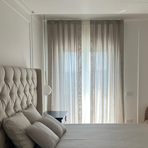 Tende di <span class=keywords><strong>lusso</strong></span> in Tulle di lino per la <span class=keywords><strong>casa</strong></span> che trasmettono la luce le finestre mantovane per la camera da letto - Product Image 2