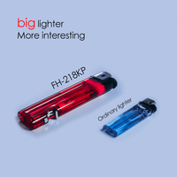 Briquet moderne jetable, portable, durable, certifié sécurité, avec ouvre-bouteille, allumeur à silex, grand format, en plastique, à gaz butane, personnalisé, pour extérieur et mariage