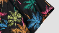 Camisas para hombre de alta calidad, camisas hawaianas informales de un solo pecho, blusas de playa de manga corta con estampado de instrumentos musicales, Tops