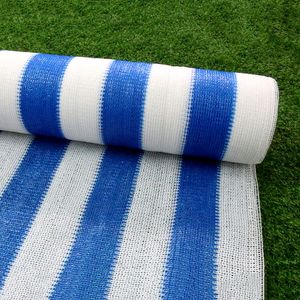 <span class=keywords><strong>Malla</strong></span> Raschel de Alta Calidad y Bajo Precio, 80% Plástico, Rayas Azules y Blancas, Redes de <span class=keywords><strong>Sombra</strong></span> - Product Image 3