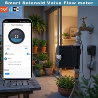 Détecteur de fuite d'eau intelligent VF-2419 avec électrovanne d'arrêt automatique et capteur de débit pour la surveillance de la consommation d'eau