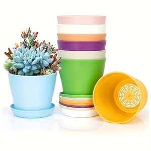 Pot de pépinière en plastique coloré pour plantes et succulentes, fournitures de jardin classiques, prix usine, service OEM/ODM, vente en gros - Product Image 3