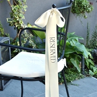 Ruban personnalisé pour chaise de mariage, nom personnalisé, écharpe en satin, étiquettes de place réservée, décoration de chaise pour cérémonie de mariage