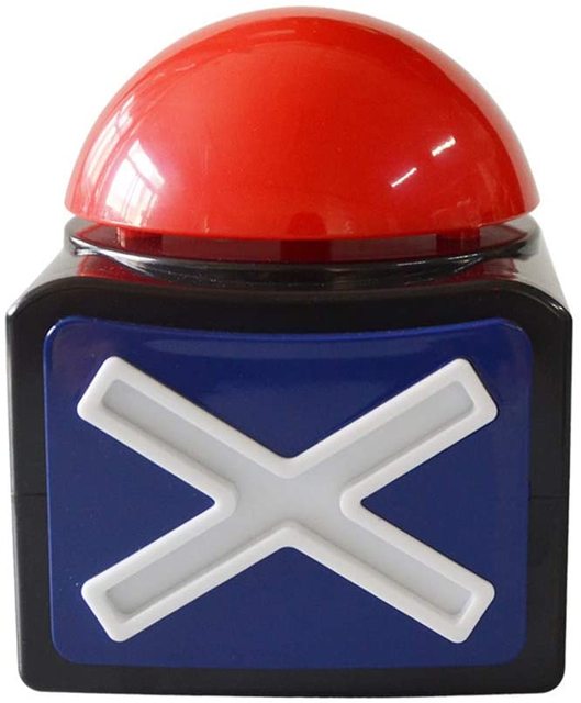 Game Answer Buzzers Custom Logo Personalized Sound Talking Voice Button with Replaceable AAA Batteries MP3/WAV Music