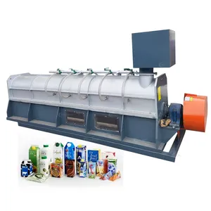 Máquina de reciclaje de papel recubierto de alta eficiencia, planta de reciclaje de aluminio y plástico