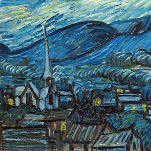 Colección del Museo <span class=keywords><strong>Van</strong></span> <span class=keywords><strong>Gogh</strong></span>, Impresión de Arte Clásico de Paisajes al Óleo, Alta Resolución 800dpi, Tinta Ecológica Resistente a los Rayos UV, Lienzo para Decoración del Hogar - Product Image 4