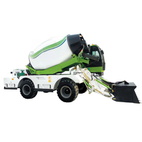 Camion malaxeur à béton autochargeur Chine, camion malaxeur à béton et ciment autochargeur pour travaux de construction