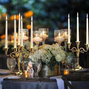 Velas Cónicas Oshine de 10 Pulgadas, Velas Versátiles sin Aroma para Cenas al Aire Libre, Decoración de Sala de Estar Interior, Recepciones de Boda - Product Image 4