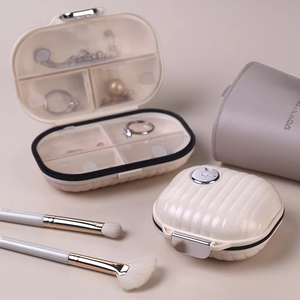 Wholesale Portable Travel for Seven Days Multiple Compartments Sealed Pill and Tablet Storage <b>Box</b> <b>Large</b> - Product Image 2