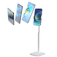 Support de Table en métal pliable pour microphone, 1 pièce, réglable en hauteur, universel, pour bureau