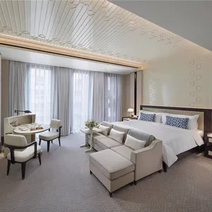 カスタムモダン高級商業木製リゾートスタイルホスピタリティホテルベッドルームホテル寝室家具セット