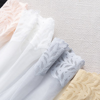Chaussettes en dentelle pour femmes, printemps-été, fines, en coton, respirantes, absorbant la transpiration, antibactériennes, à motif floral, mi-mollet, invisibles
