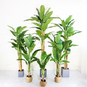 Trong Nhà Mềm Trang Trí Lớn Nhân Tạo Cây Chuối Cửa Sổ Sàn Trang Trí Nội Thất Nhiệt đới Màu Xanh Lá Cây Cây Chuối Cây <span class=keywords><strong>Bonsai</strong></span> - Product Image 4