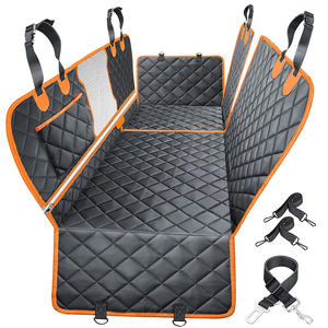 Funda de asiento de coche 6 en 1 para perros, impermeable, con ventana de malla, antideslizante, protector de asiento trasero para coches. - Product Image 1