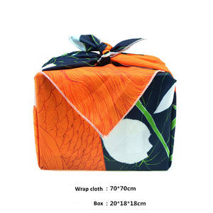 <span class=keywords><strong>Furoshiki</strong></span>-<span class=keywords><strong>tissu</strong></span> d'emballage de boîte cadeau de luxe, 100% coton, emballage traditionnel japonais, conception personnalisée, livraison gratuite - Product Image 5