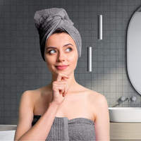 Wholesale Quick-dry Lightweight Towels Thickened Soft Absorbent 100% Cotton Custom Bathroom Towel for Bath Hand Solid Color Home