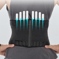 Ceinture de soutien lombaire ergonomique flexible pour soulager les douleurs du bas du dos, chauffe-dos, étireur dorsal à ressort