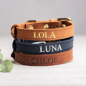 <span class=keywords><strong>Collar</strong></span> de gato de cuero hecho a mano, etiqueta de nombre personalizada Premium, <span class=keywords><strong>Collar</strong></span> suave duradero para interior y exterior, <span class=keywords><strong>Collar</strong></span> de entrenamiento para mascotas caninas - Product Image 2