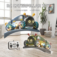 MST Toys RC Caterpillar Simulation RC Stunt Car with Spray Light Caterpillar Chirping 2.4GHz Remote Control Toys for Children