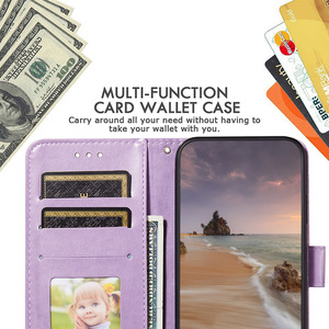 Étui portefeuille rétro en cuir PU avec fentes pour cartes pour iPhone 17 16 15 14 13 Pro Max - Product Image 2