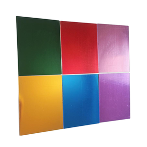 TOPTREND Miroir de sécurité auto-adhésif en plastique acrylique multicolore de 2,6 mm format A4 pour décoration de salle de classe, art mural, maquillage et service de découpe - Product Image 2
